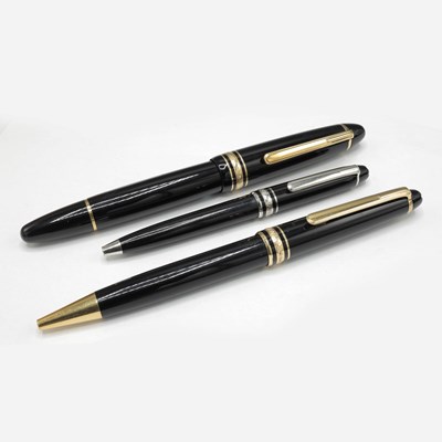 Lot 382 - THREE MONTBLANC 'MEISTERSTRUCK' PENS