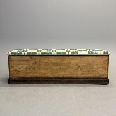 Lot 375 - 19TH CENTURY POPLAR AND PINE OTTOMAN