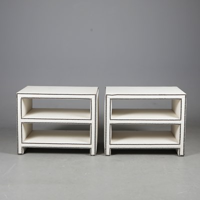 Lot 667 - SIDE TABLES, A PAIR