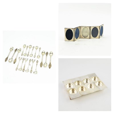 Lot 202 - AMARNI CASA TEA LIGHTS AND A COLLECTION OF SILVER.