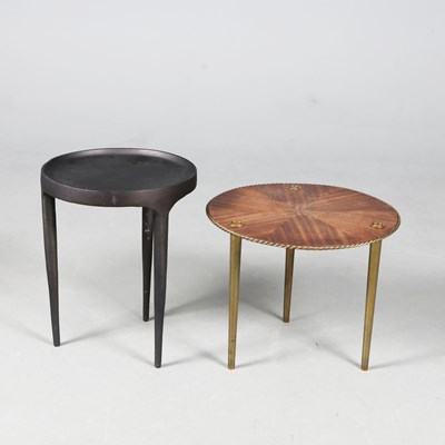 Lot 851 - OCCASSIONAL TABLES, TWO (2)
