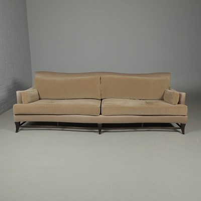Lot 516 - DONGHIA SOFA IN NEUTRAL UPHOLSTERY