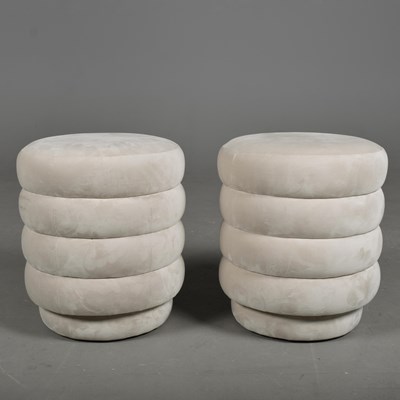 Lot 813 - STOOLS, A PAIR