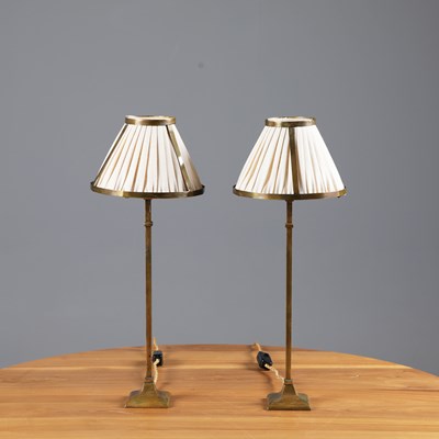 Lot 810 - LAMPS, A PAIR