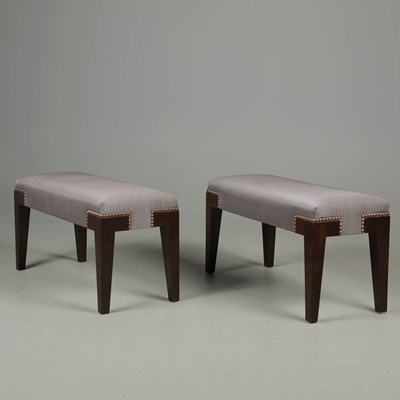 Lot 296 - WINDOW SEATS, A PAIR