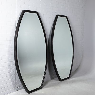 Lot 279 - WALL MIRRORS, A PAIR