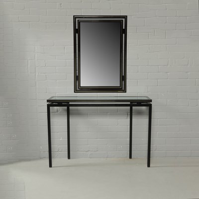 Lot 102 - PIERRE VANDEL CONSOLE TABLE AND MIRROR (2)