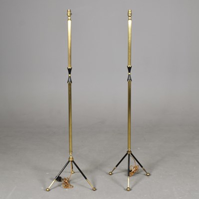 Lot 141 - THIRD QUATER 20TH CENTURY FLOOR LAMPS, A MATCHED PAIR.