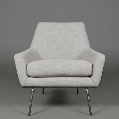 Lot 823 - WEST ELM LUCAS ACCENT CHAIR
