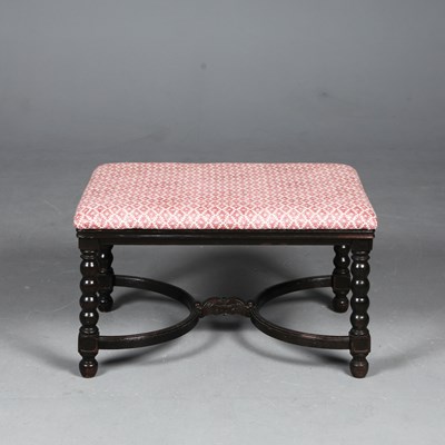 Lot 469 - EARLY 20TH CENTURY OAK STOOL