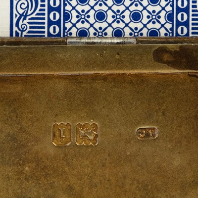 Lot 204 - A SILVER PLAYING CARD CASE