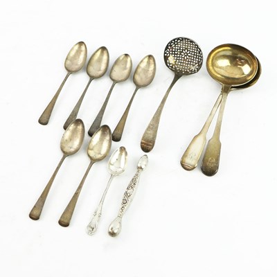 Lot 162 - A QUANTITY OF SILVER.