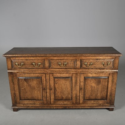 Lot 399 - GEORGIAN STYLE OAK DRESSER BASE