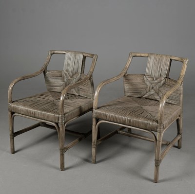 Lot 583 - ARTERIORS NEWTON DINING CHAIR, A PAIR.
