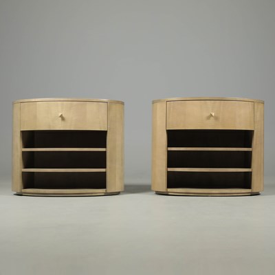 Lot 639 - DECCA SIDE TABLES, A PAIR