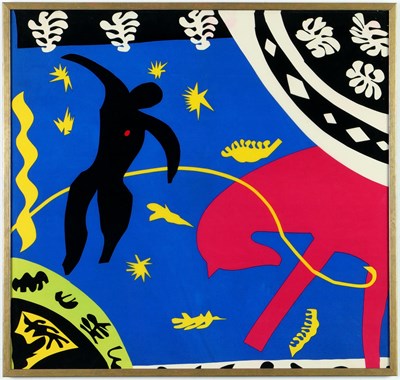 Lot 53 - AFTER HENRI MATISSE. ICARUS ON SILK.