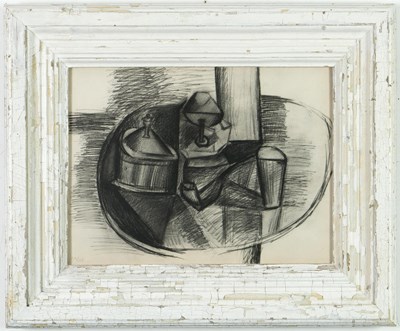 Lot 70 - PABLO PICASSO. NATURE MORTE A LA PIPE. (d)