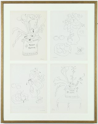 Lot 78 - HENRI MATISSE. FLEURS DE JARDIN ET TABAC ROYAL.