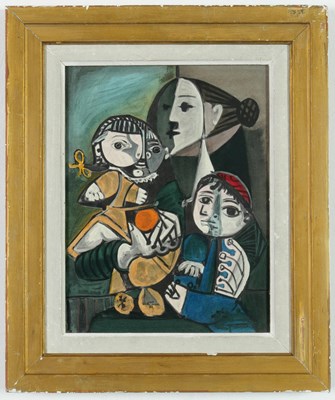 Lot 74 - PABLO PICASSO. MATERNITA E ARANCIA. (d)