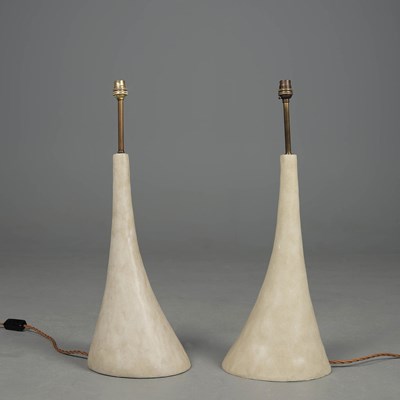 Lot 562 - JULIAN CHICHESTER PAD TABLE LAMPS, A PAIR.