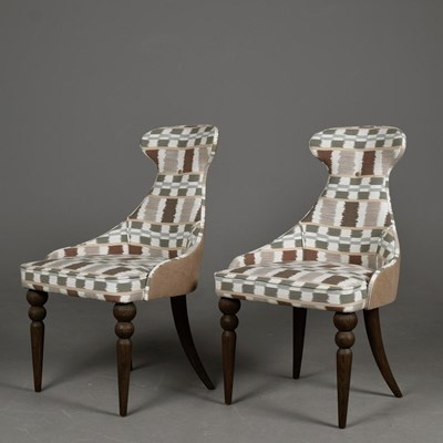Lot 495 - JULIAN CHICHESTER EMMA CHAIRS, A PAIR.