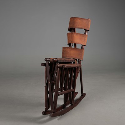 Lot 758 - ROCKING CHAIR.