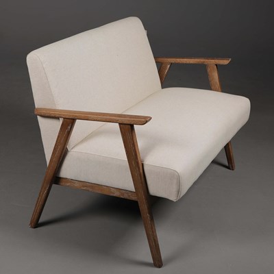 Lot 610 - 1960S DANISH STYLE SOFA.