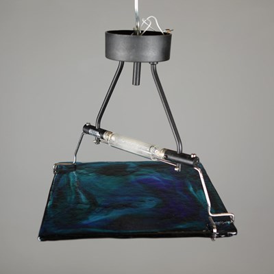 Lot 773 - 1970s ITALIAN LA MURRINA MURANO GLASS CEILING LIGHT.
