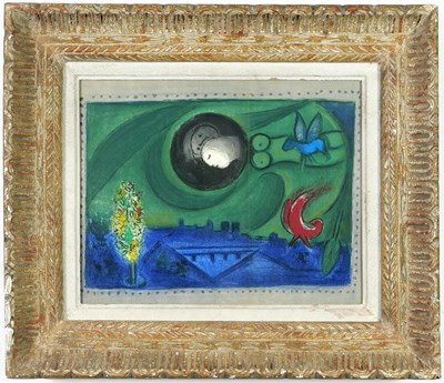 Lot 63 - MARC CHAGALL. QUAI DE BERCY. (d)
