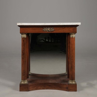 Lot 283 - FRENC EMPIRE CONSOLE TABLE