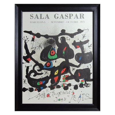 Lot 88 - JOAN MIRO. HOMENATGE A JOAN PRATIS. (d)