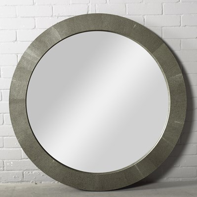 Lot 723 - SHAGREEN STYLE MIRROR