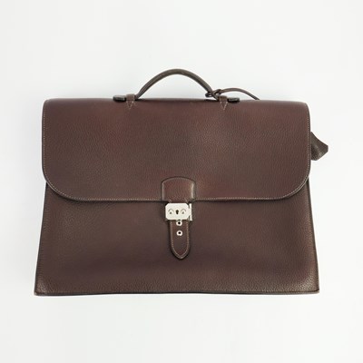 Lot 10 - HERMES BRIEFCASE