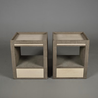 Lot 742 - SIDE CABINETS, A PAIR