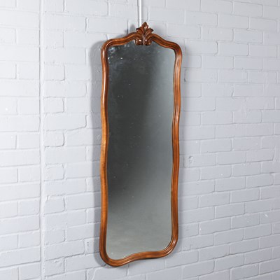 Lot 301 - A FRENCH WALL MIRROR.