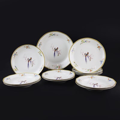 Lot 245 - THEODORE HAVILAND LIMOGES DINNERWARE. (12)