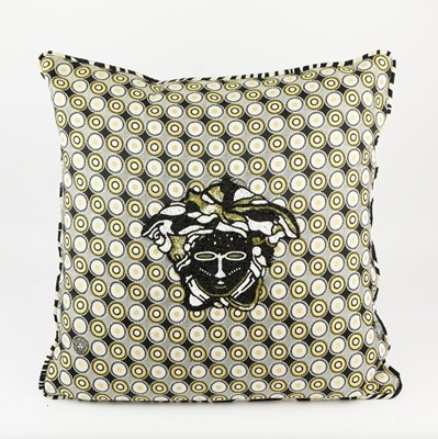Lot 70 - VERSACE.SEQUIN MEDUSA HEAD CUSHION