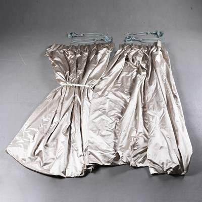 Lot 736 - CURTAINS, A PAIR
