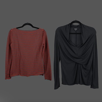 Lot 145 - GIORGIO ARMANI PAIR OF TOPS (2) - UK M