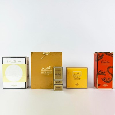Lot 61 - A QUANTITY OF HERMES TOILETRIES (5).