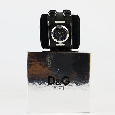 Lot 345 - A DOLCE AND GABBANA WRISTWATCH.