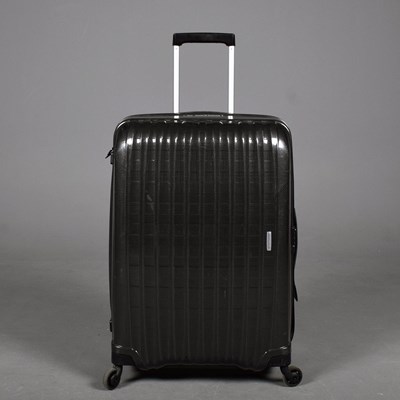 Lot 137 - A SAMSONITE TROLLEY SUITCASE.