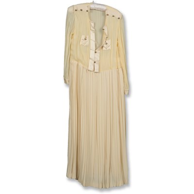 Lot 160 - CHLOE PLEATED SILK DRESS - UK 14