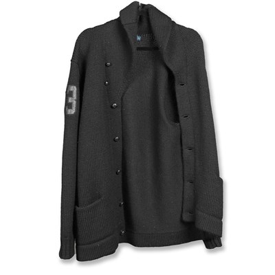Lot 95 - RALPH LAUREN WOOL KNIT MEN'S CARDIGAN