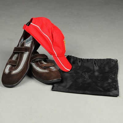 Lot 106 - FERRARI SHOES (TOD'S) TOGETHER WITH A FERRARI HAT