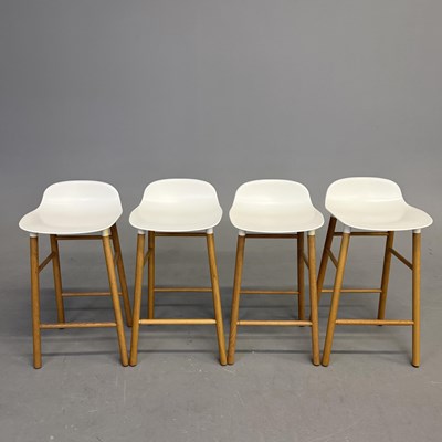 Lot 635 - NORMANN COPENHAGEN BAR STOOLS (4)