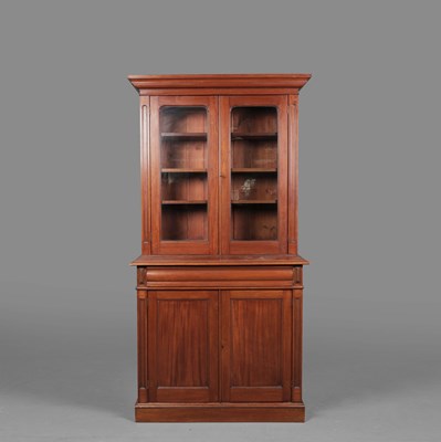 Lot 447 - VICTORIAN MAHOGANY BOOKCASE