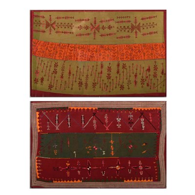 Lot 263 - FRAMED INDIAN TEXTILES (2)
