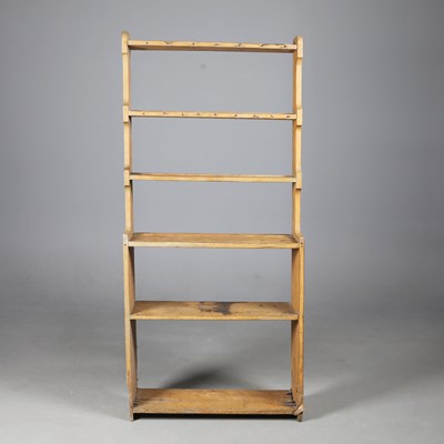 Lot 135 - RUSTIC DRESSER STYLE SHELVES