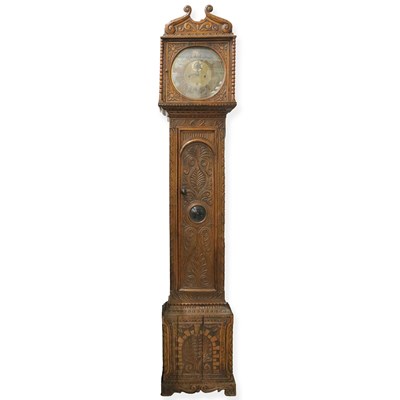 Lot 172 - LONGCASE CLOCK BY EDWARD HARIMAN OF WORKINGTON